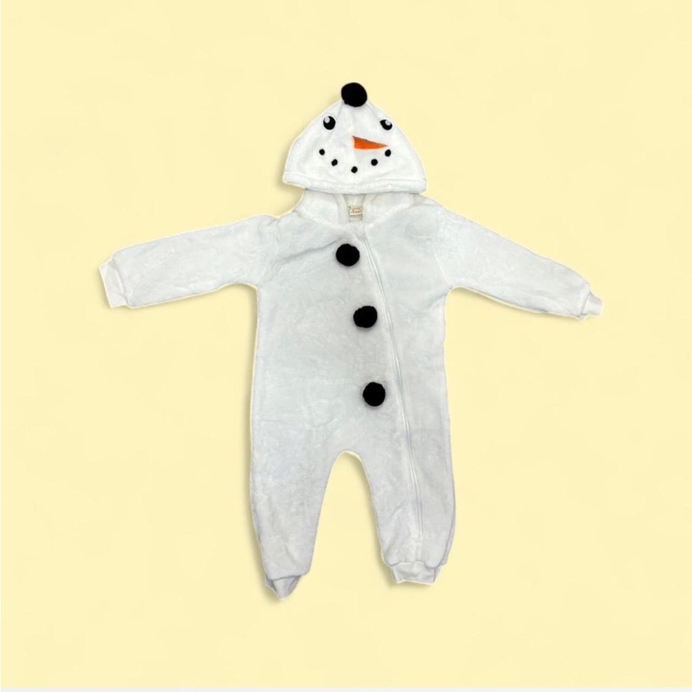 ✨ Snowman onesie with hood✨